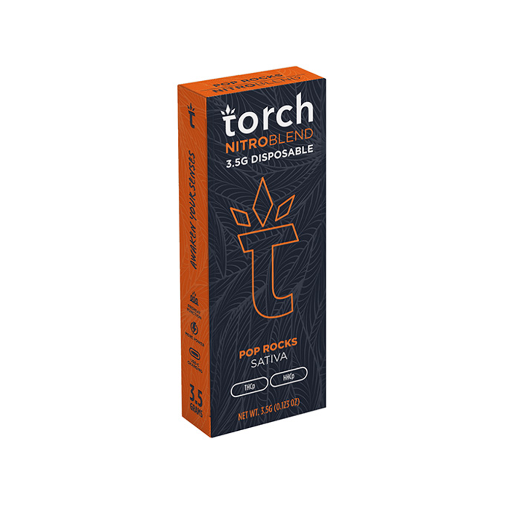 TORCH NITRO BLEND 3.5G DISPOSABLE SATIVA - POP ROCKS