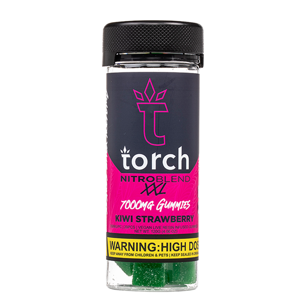 TORCH NITRO BLEND XXL 7000MG GUMMIES - KIWI STRAWBERRY
