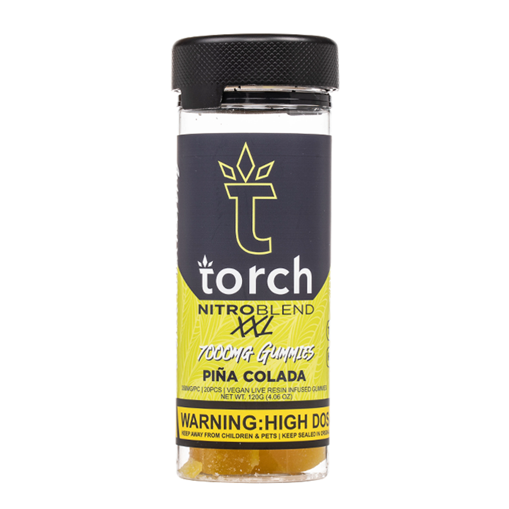 TORCH NITRO BLEND XXL 7000MG GUMMIES - PINA COLADA