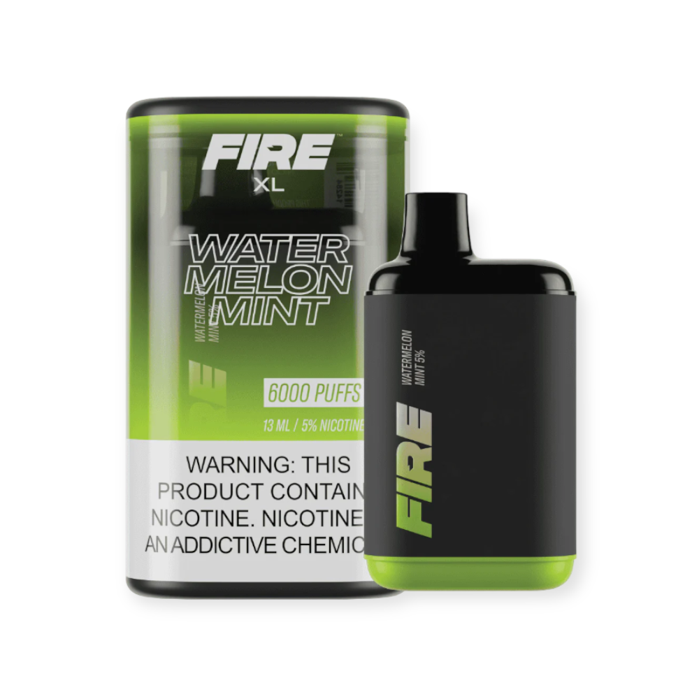 FIRE XL 5% NIC 6000 PUFFS DISPOSABLE - WATERMELON  MINT