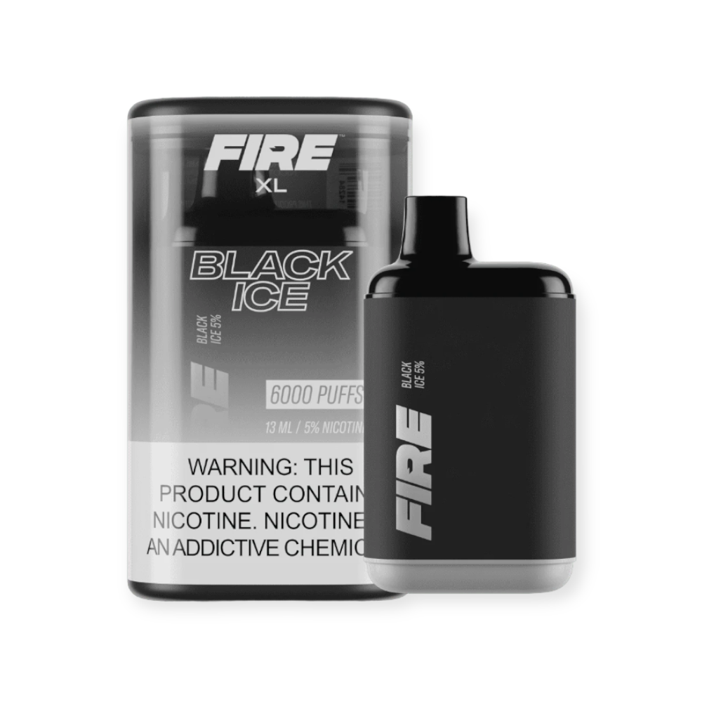 FIRE XL 5% NIC 6000 PUFFS DISPOSABLE - BLACK ICE