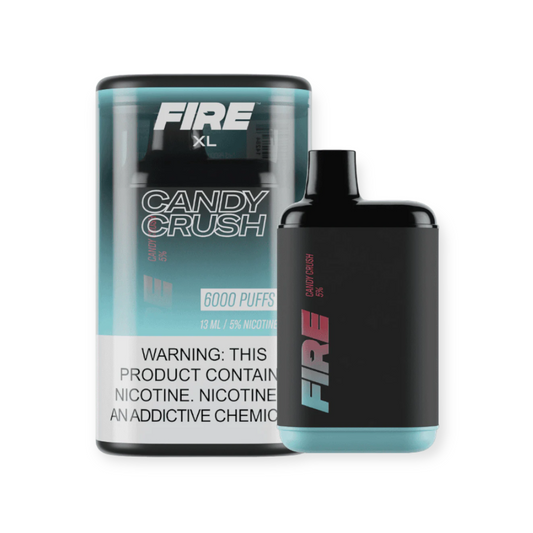 FIRE XL 5% NIC 6000 PUFFS DISPOSABLE - CANDY CRUSH