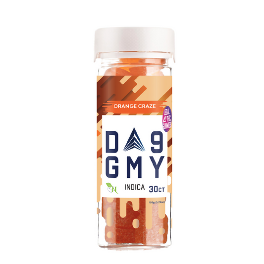 AGFN D9 GMY 810MG GUMMIES INDICA - ORANGE CRAZE