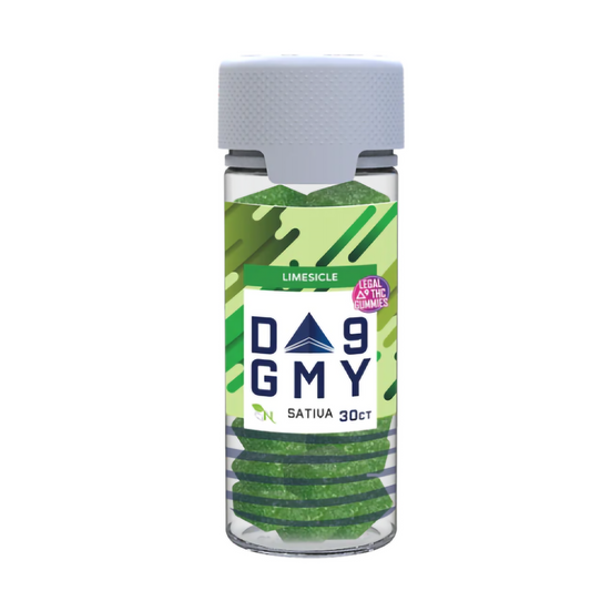 AGFN D9 GMY 810MG GUMMIES SATIVA - LIMESICLE