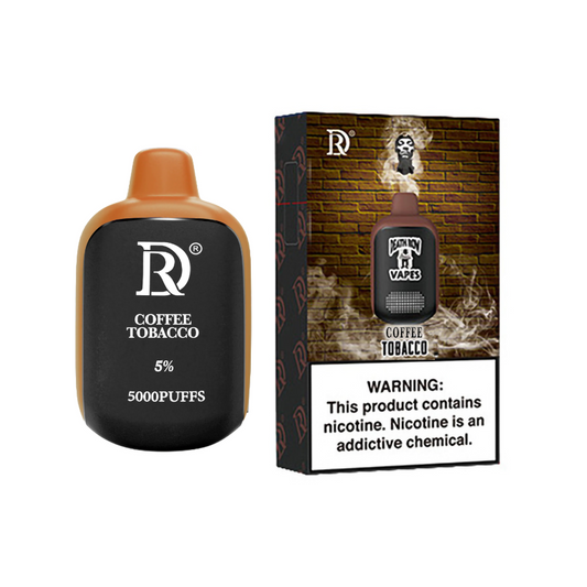 DEATHROW 5% NIC 5000 PUFFS DISPOSABLE - COFFEE TOBACCO
