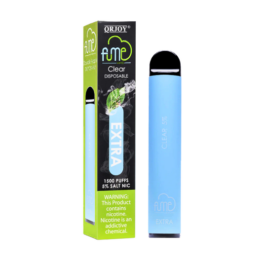 FUME EXTRA 5% SALT NIC DISPOSABLE - CLEAR