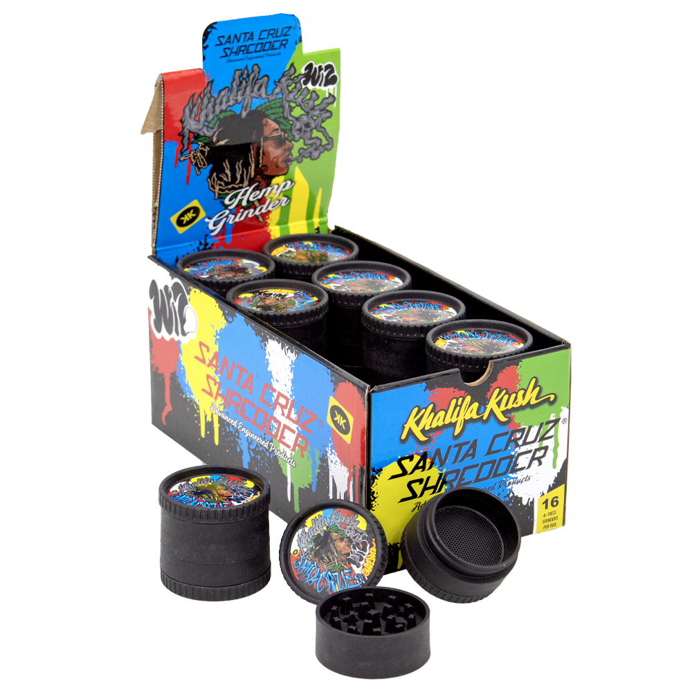 SANTA CRUZ SHREDDER  X WIZ KHALIFA MEDIUM 4PCS GRINDER
