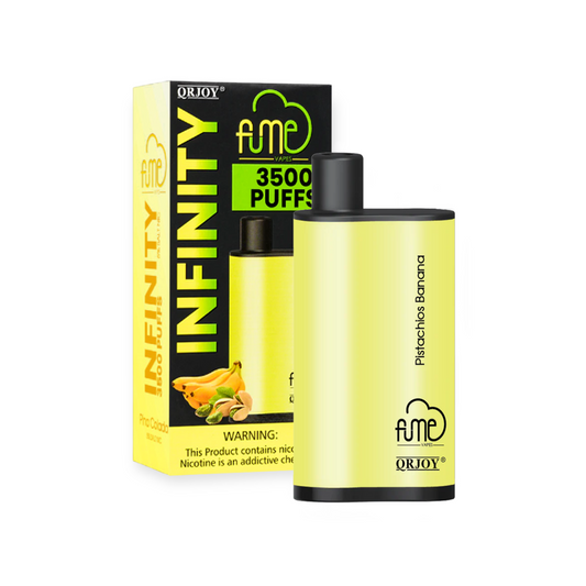 FUME INFINITY 5% SALT NIC DISPOSABLE - PISTACHIOS BANANA