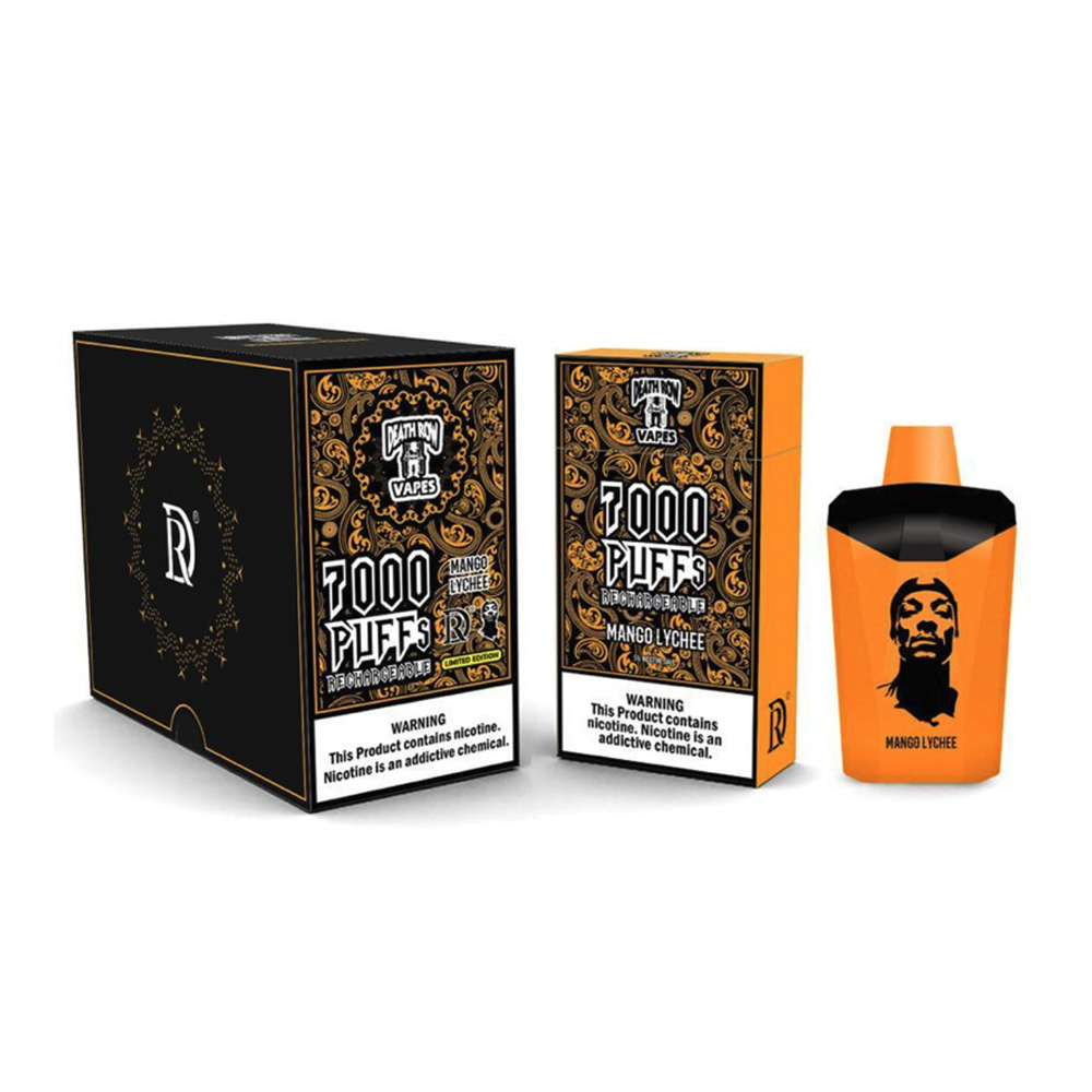DEATHROW 5% 7000 PUFFS DISPOSABLE - MANGO LYCHEE