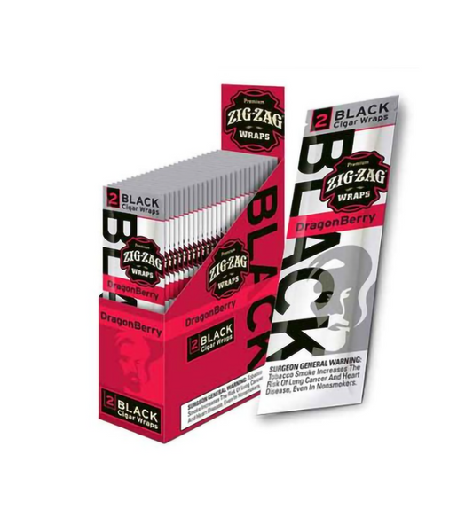 ZIG ZAG CIGAR HEMP 2CT WRAPS - DRAGONBERRY