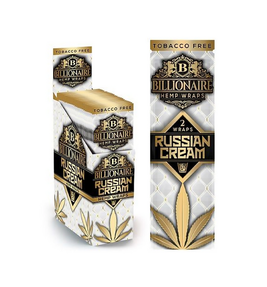 BILLIONAIRE CIGAR HEMP WRAPS - RUSSIAN CREAM