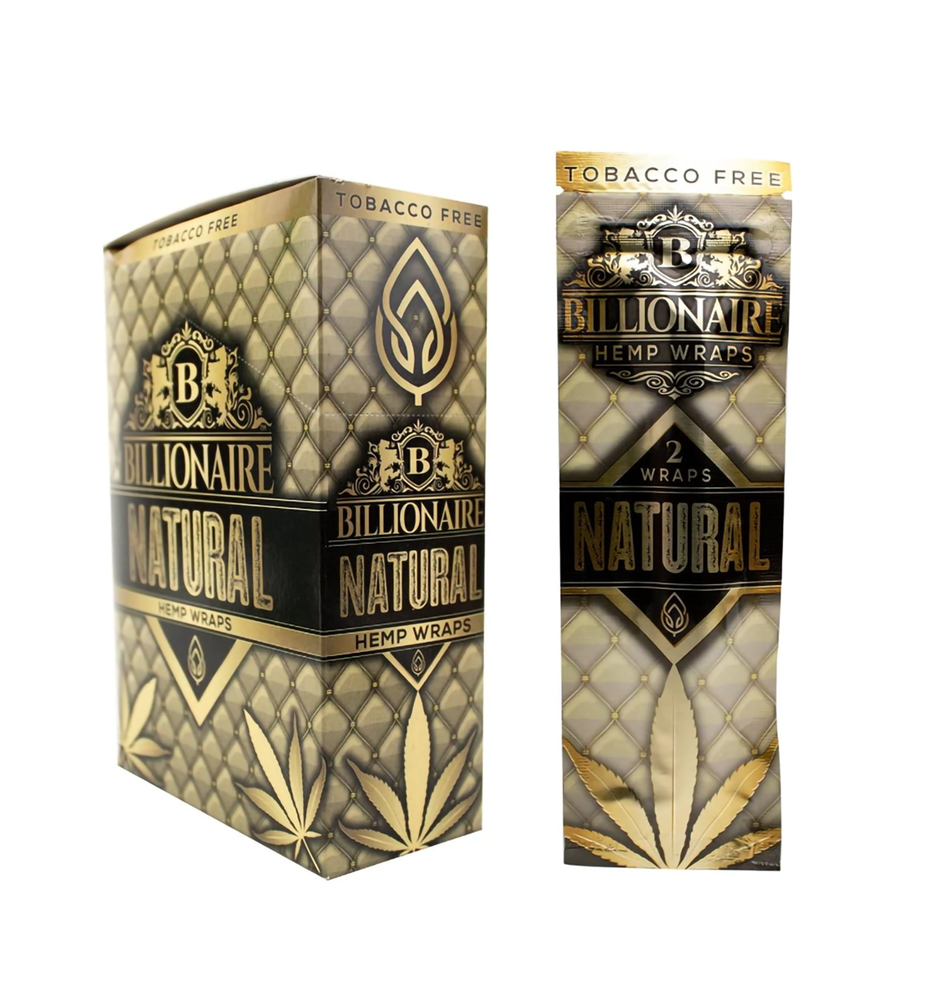 BILLIONAIRE CIGAR HEMP WRAPS - NATURAL