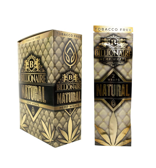 BILLIONAIRE CIGAR HEMP WRAPS - NATURAL