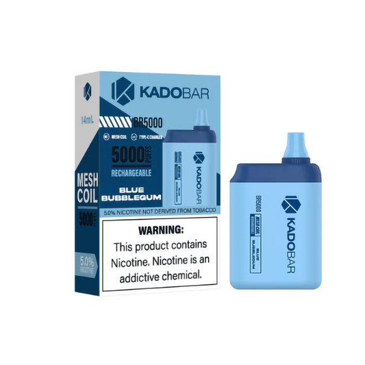 KADO BAR 5% 5000 PUFFS DISPOSABLE - BLUE BUBBLEGUM