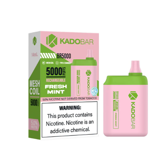 KADO BAR 5% 5000 PUFFS DISPOSABLE - FRESH MINT