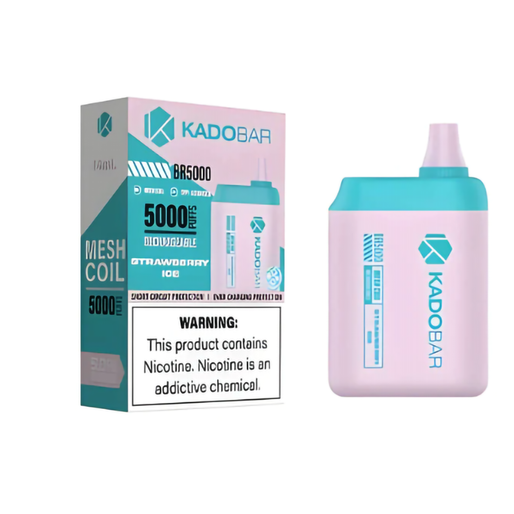 KADO BAR 5% 5000 PUFFS DISPOSABLE - STRAWBERRY ICE