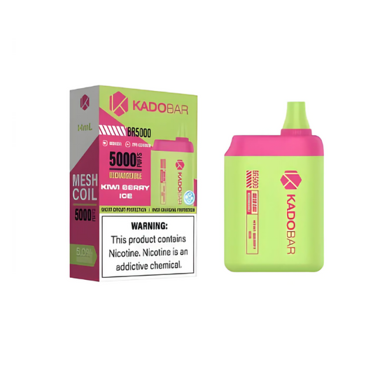 KADO BAR 5% 5000 PUFFS DISPOSABLE - KIWI BERRY ICE