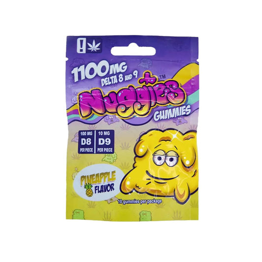 NUGGIES D8 &amp; D9 1100 MG GUMMIES  - PINEAPPLE
