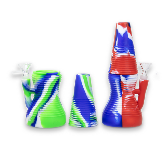 RIBBED SILICONE SL175 WATERPIPE