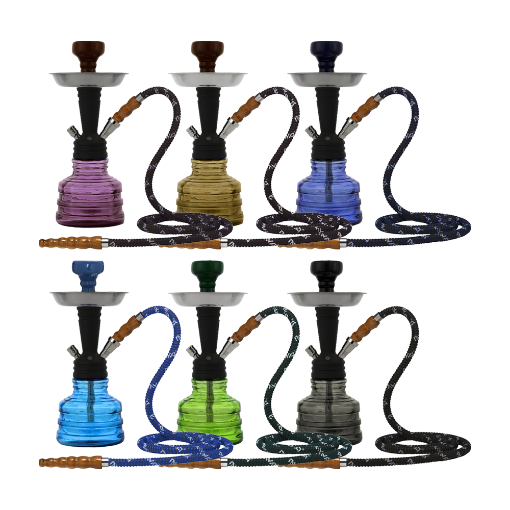 MYA PIA 233-001 GLASS STEM  HOOKAH - ASSORTED