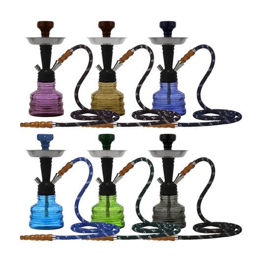 MYA PIA 233-001 GLASS STEM  HOOKAH - ASSORTED