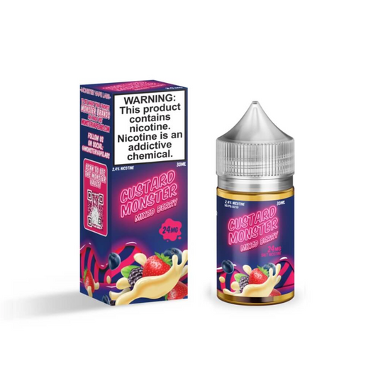 CUSTARD MONSTER 30ML JUICE 24MG  - MIXED BERRY