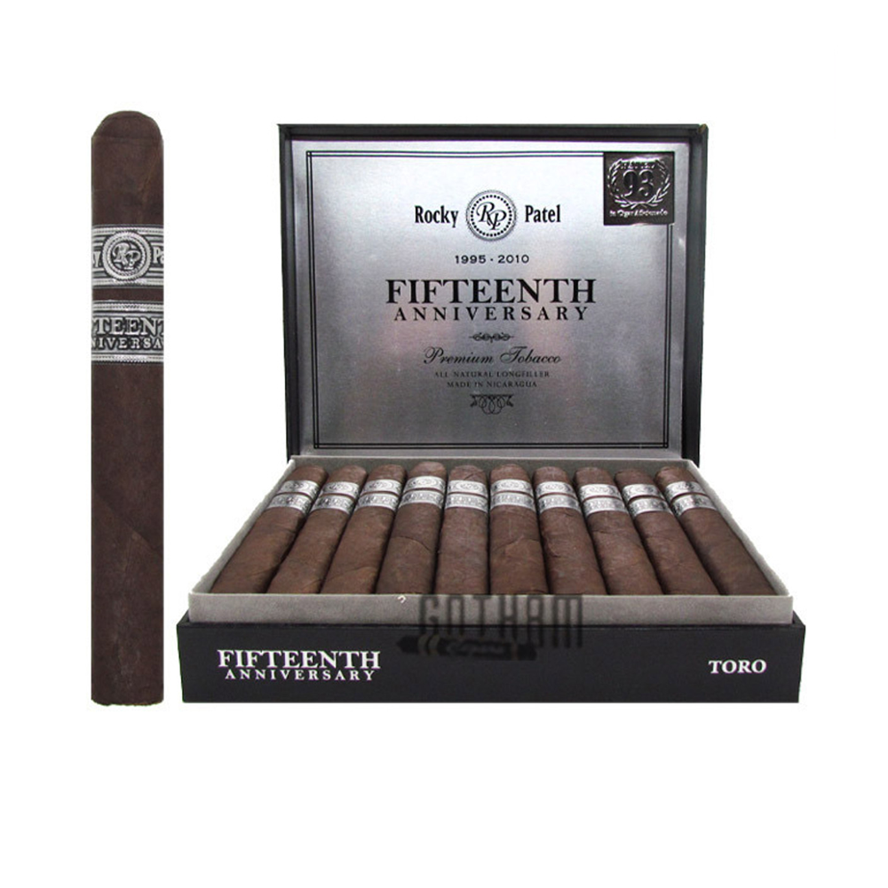 ROCKY PATEL 15TH ANNIVERSARY TORO 5X50  CIGARS