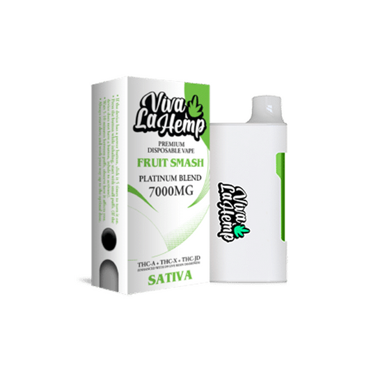 VIVA LA HEMP PLATINUM BLEND 7000MG DISPOSABLE VAPE SATIVA - FRUIT SMASH