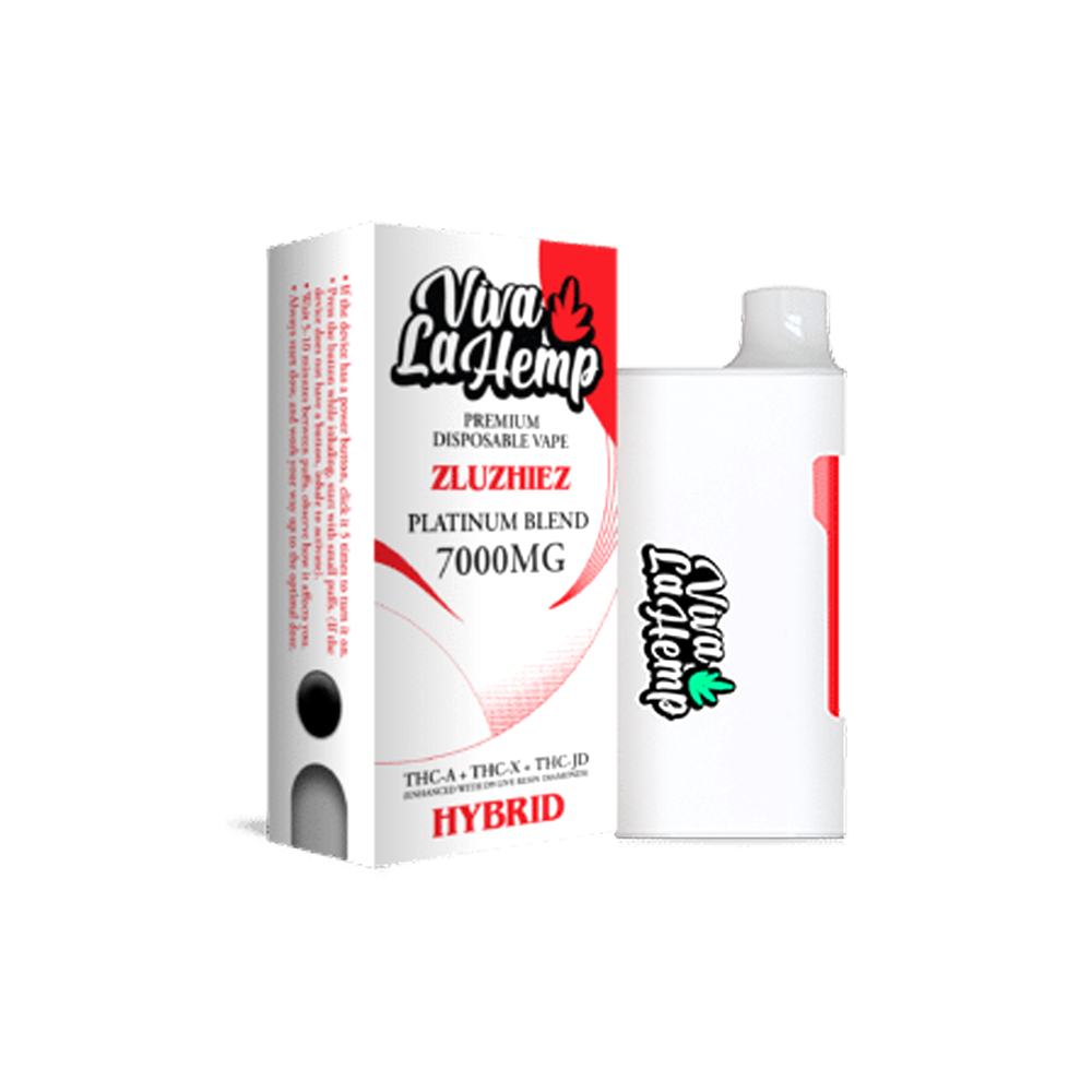 VIVA LA HEMP PLATINUM BLEND 7000MG DISPOSABLE VAPE HYBRID - ZLUZHIEZ