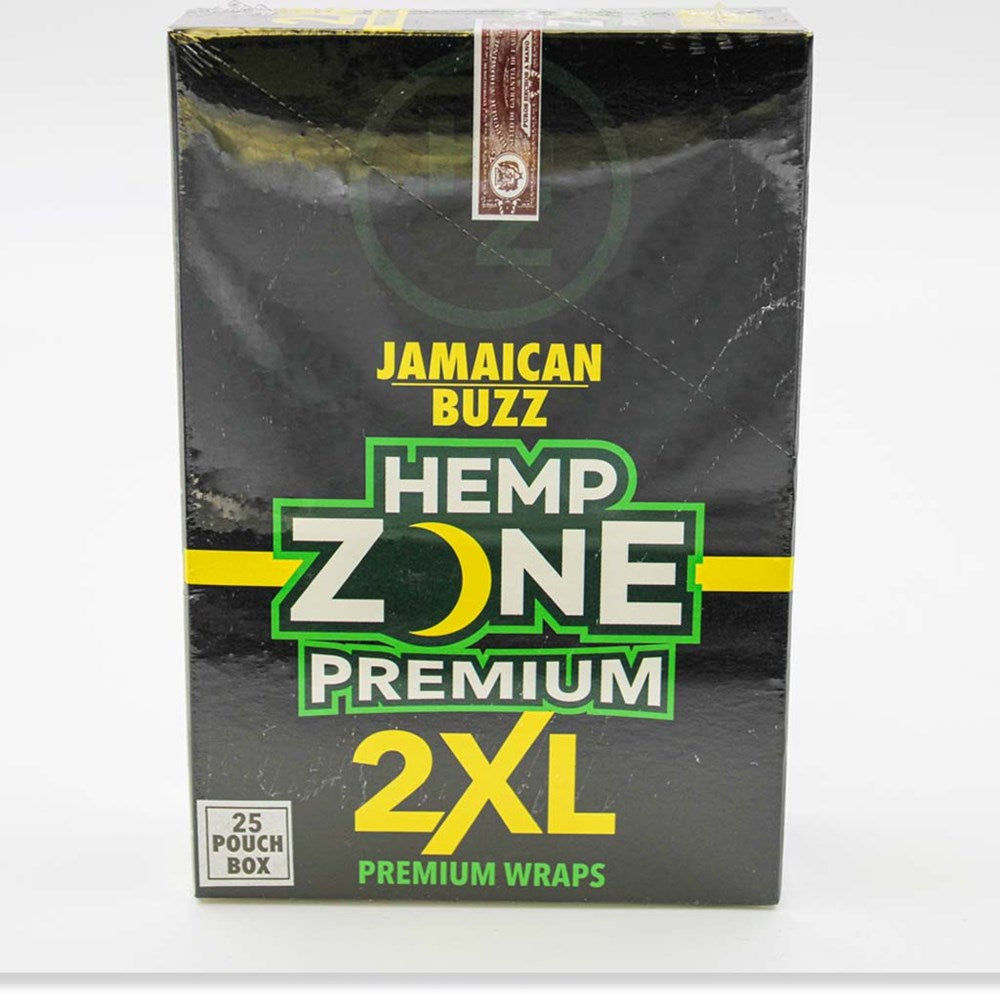 HEMP ZONE PREMIUM 2XL WRAPS - JAMAICAN BUZZ