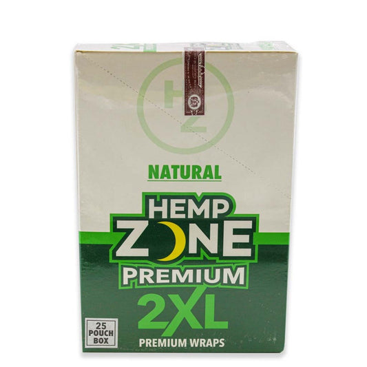 HEMP ZONE PREMIUM 2XL WRAPS - NATURAL