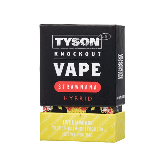 TYSON LIVE DIAMONDS 3G KNOCKOUT DISPOSABLE HYBRID - STRAWNANA