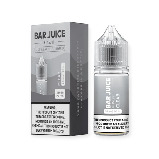 BAR  30ML JUICE 25MG - CLEAR