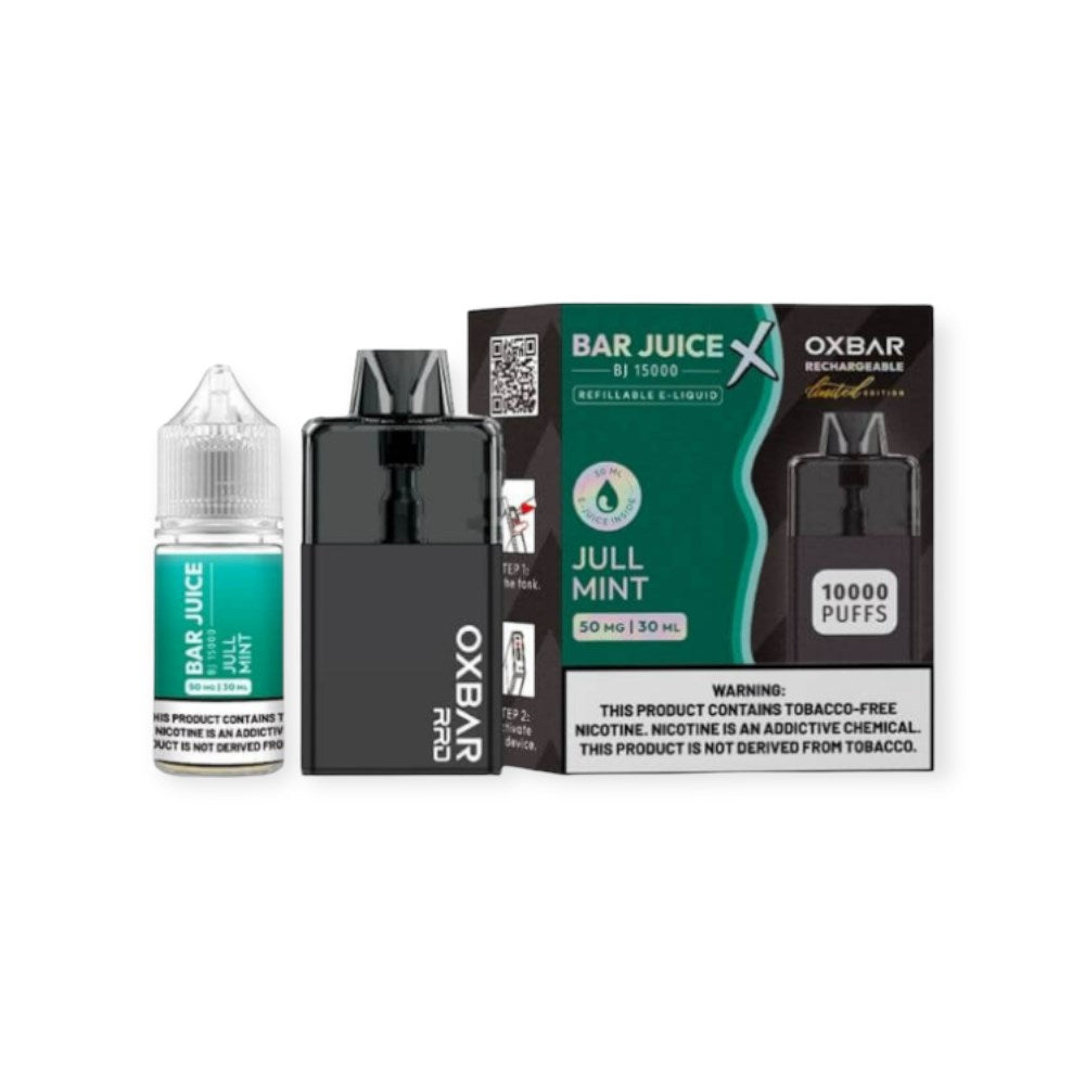 OX BAR  30ML  10000PUFFS VAPE  50MG - JULL MINT
