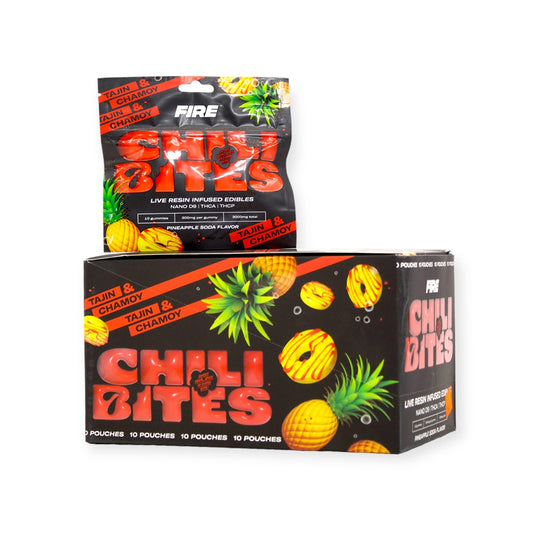 FIRE CHILI LIVE RESIN D9/THCA/THCP  3000MG GUMMIES - PINEAAPPLE