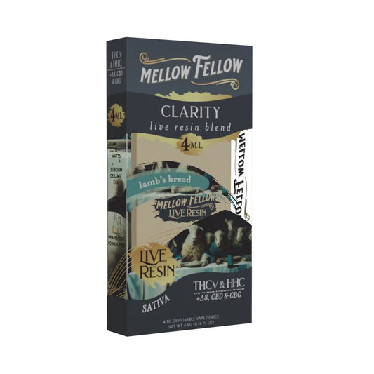 MELLOW FELLOW LIVE RESIN  BLEND 4ML DISPOSABLE  - LAMB'S BREAD