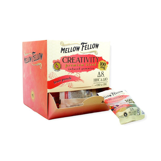 MELLOW FELLOW PREMIUM BLEND CREATIVITY 3000MG GUMMIES - FRUIT PUNCH