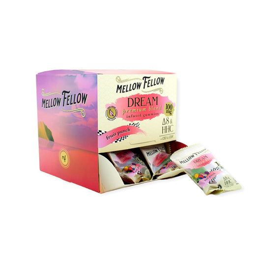 MELLOW FELLOW PREMIUM BLEND DREAM  3000MG GUMMIES - FRUIT PUNCH