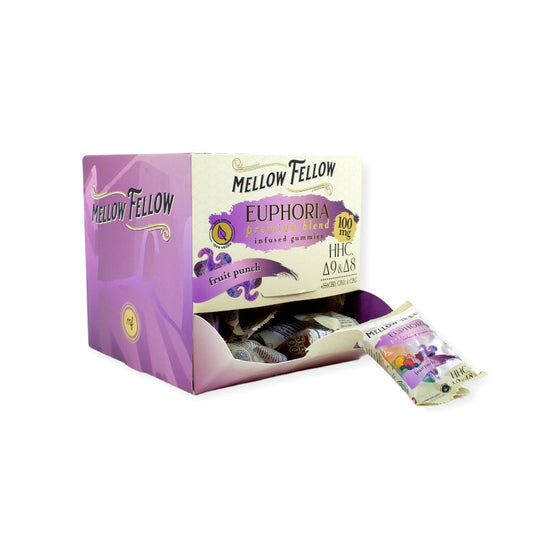 MELLOW FELLOW PREMIUM BLEND EUPHORIA 3000MG GUMMIES - FRUIT PUNCH