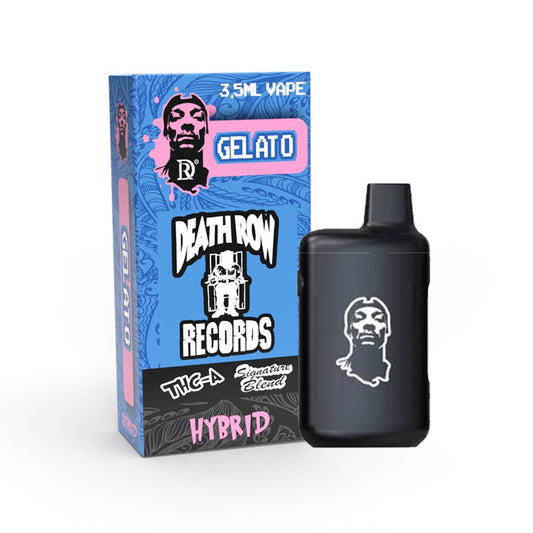 DEATHROW RECORDS SIGNATURE BLEND THCA  3.5ML DISPOSABLE HYBRID - GELATO