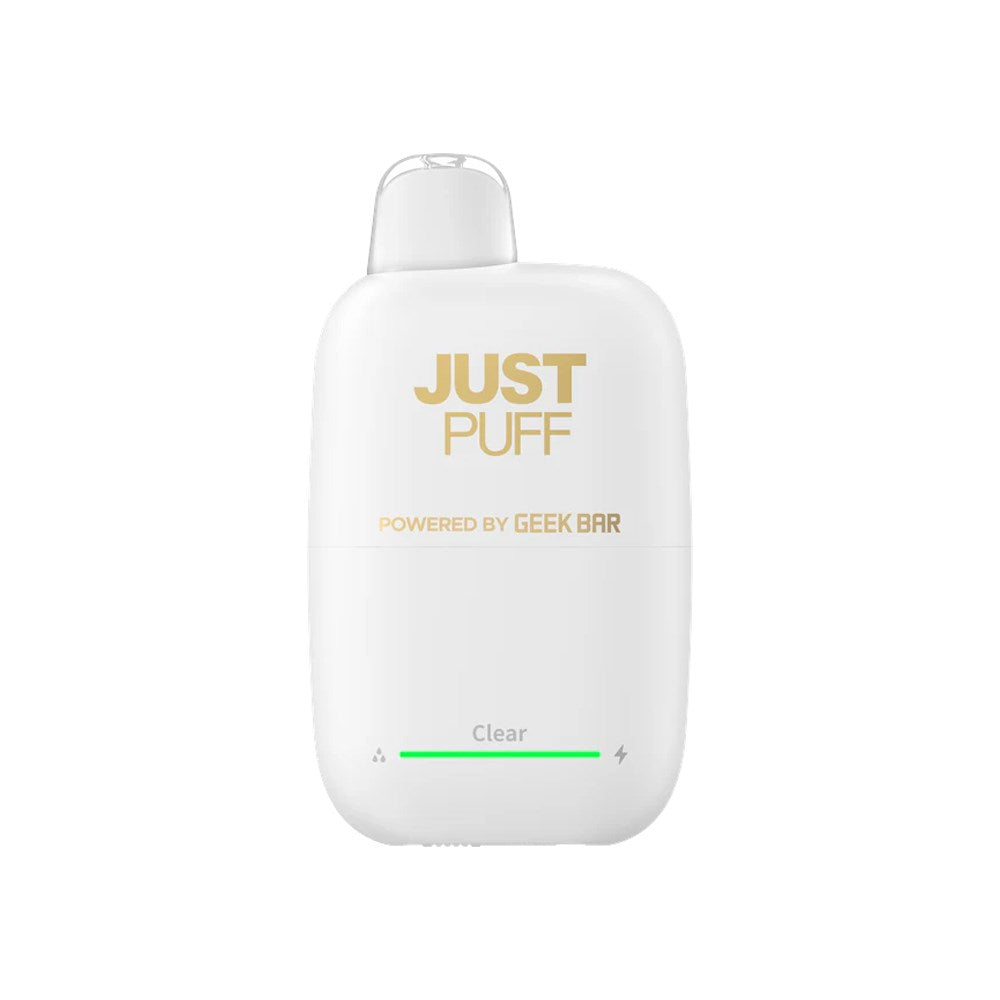 JUST PUFF 5% 6000 PUFFS DISPOSABLE - CLEAR