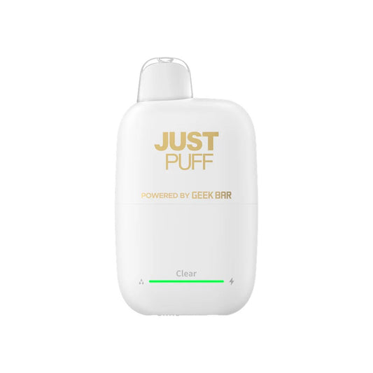 JUST PUFF 5% 6000 PUFFS DISPOSABLE - CLEAR