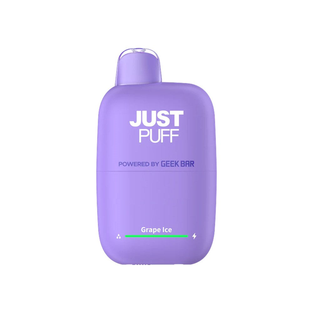 JUST PUFF 5% 6000 PUFFS DISPOSABLE - GRAPE ICE