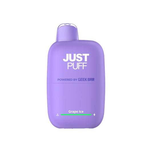 JUST PUFF 5% 6000 PUFFS DISPOSABLE - GRAPE ICE
