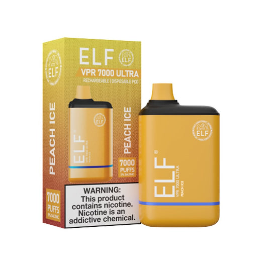 ELF VPR 7000 ULTRA DISPOSABLE - PEACH ICE