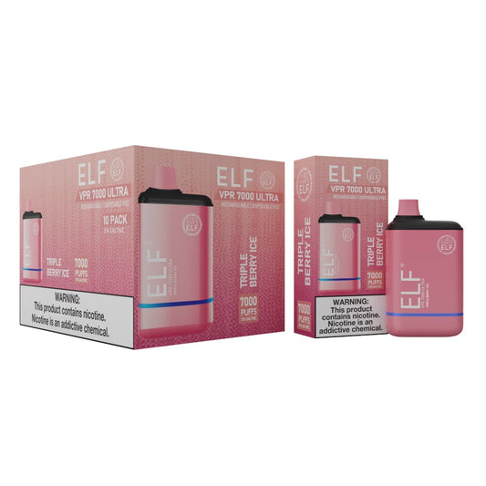 ELF VPR 7000 ULTRA DISPOSABLE - TRIPLE BERRY ICE