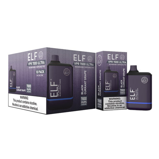 ELF VPR 7000 ULTRA DISPOSABLE - BLACK CURRANT GRAPE