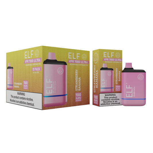 ELF VPR 7000 ULTRA DISPOSABLE - STRAWBERRY BANANA