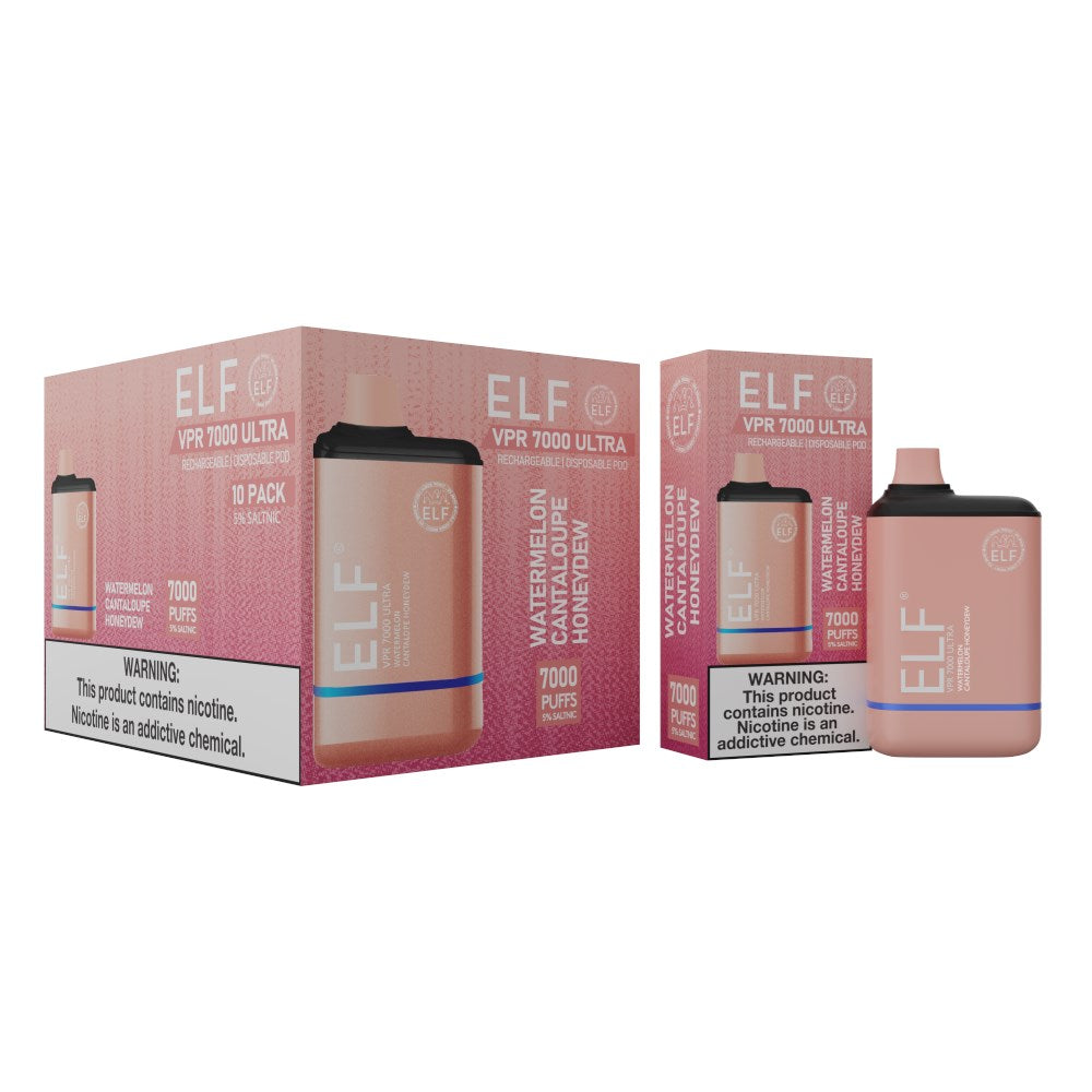 ELF VPR 7000 ULTRA DISPOSABLE - WATERMELON CANTALOUPE HONEYDEW
