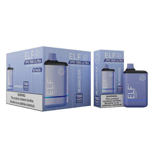 ELF VPR 7000 ULTRA DISPOSABLE - BLUERAZZ ICE